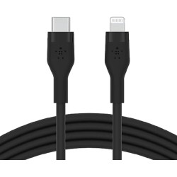 Belkin Câble USB-C vers Lightning BoostCharge?Flex en silicone (1?m), certifié M