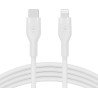 BELKIN Câble USB-C vers Lightning Silicon 2m Blanc