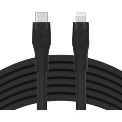 Belkin Câble USB-C vers Lightning BoostCharge Flex en silicone (3 m), certifié M