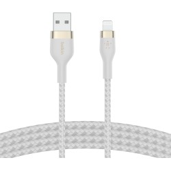 Belkin Câble à gaine tressée USB-A vers Lightning BoostCharge Pro Flex (1?m), ce
