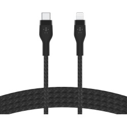 BELKIN Câble USB-C vers Lightning Silicon 1m Noir
