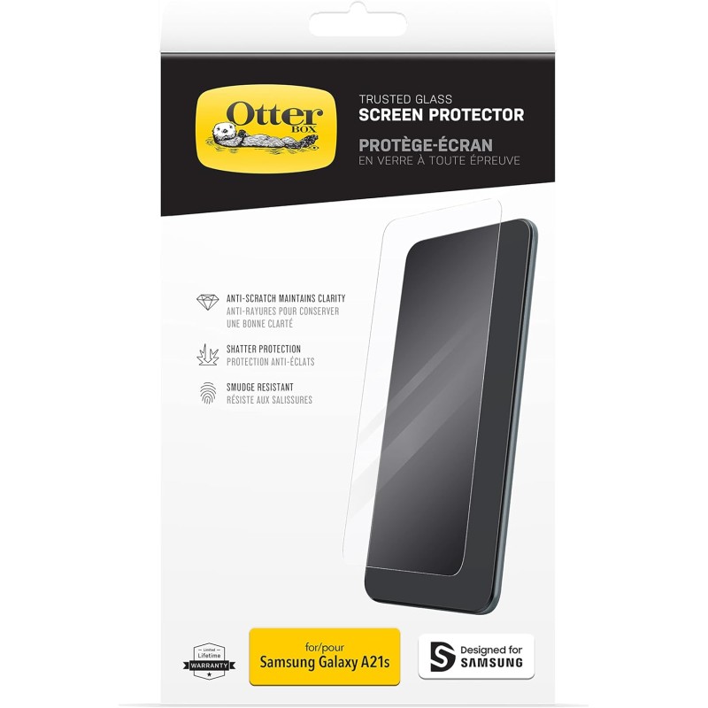 OTTERBOX Verre Trempé Galaxy A21s Transparent