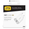 OtterBox Standard EU 20W USB-C PD Chargeur Mural, Fast Charger pour Smartphone e