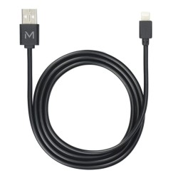Mobilis 001279 câble USB-A versLightning  1 m Noir