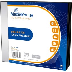 MediaRange DVD+R 4.7GB I 120min, 16x speed,