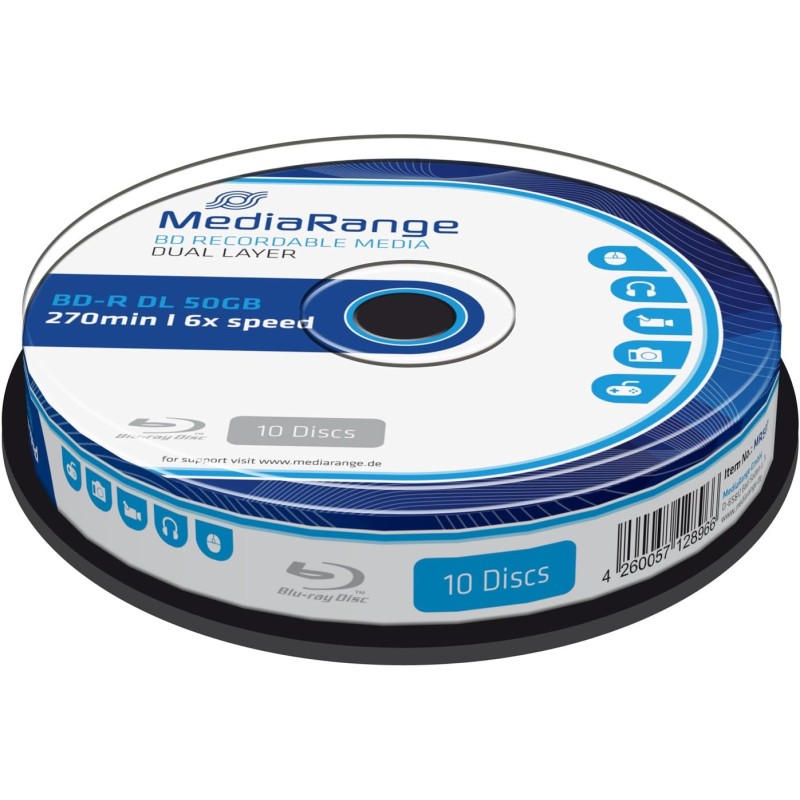 MediaRange MR507 Disque Vierge Blu-Ray - disques Vierges Blu-Ray