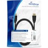 MEDIARANGE HDMI CONNECTION CABLE 1M MRCS195 18GB BLACK