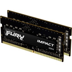 Kingston FURY Impact 16GB (2x8GB) 2666MHz DDR4 CL15 Mémoire d’ordir Portable