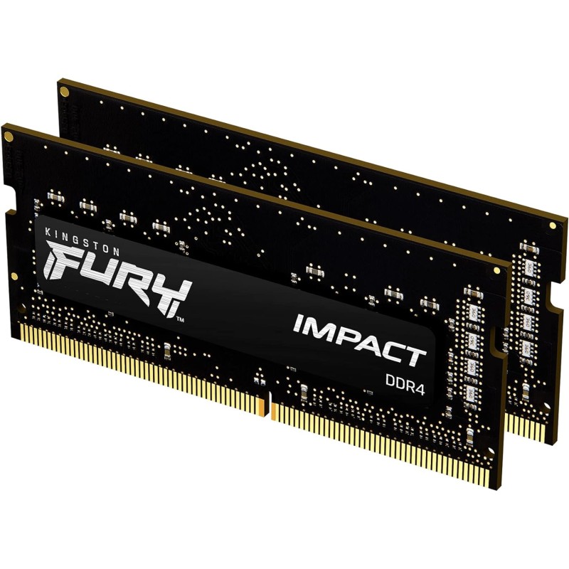 Kingston FURY Impact 16GB (2x8GB) 2666MHz DDR4 CL15 Mémoire d’ordir Portable