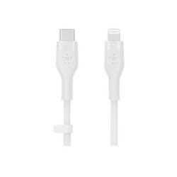 Belkin Câble USB-C vers Lightning Silicon 1 m Blanc