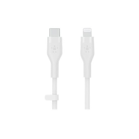 Belkin Câble USB-C vers Lightning Silicon 1 m Blanc