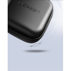 Ugreen - Sac de rangement pour casque (40816) - avec poche zippée en filet, couc