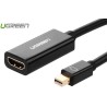 Ugreen - Convertisseur vidéo/audio (10461) - Mini DP vers HDMI, Support 1060P@60