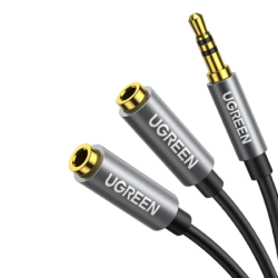 Ugreen - Adaptateur répartiteur stéréo 2 en 1 pour câble audio (10532) - Jack 3,