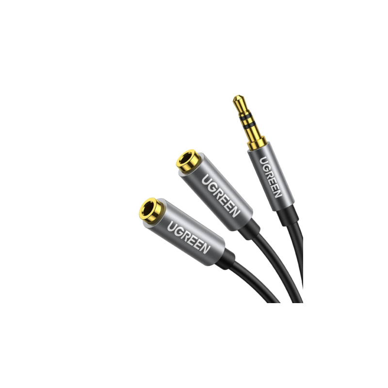 Ugreen - Adaptateur répartiteur stéréo 2 en 1 pour câble audio (10532) - Jack 3,