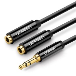 Ugreen - Adaptateur répartiteur stéréo 2 en 1 pour câble audio (20816) - Jack 3,