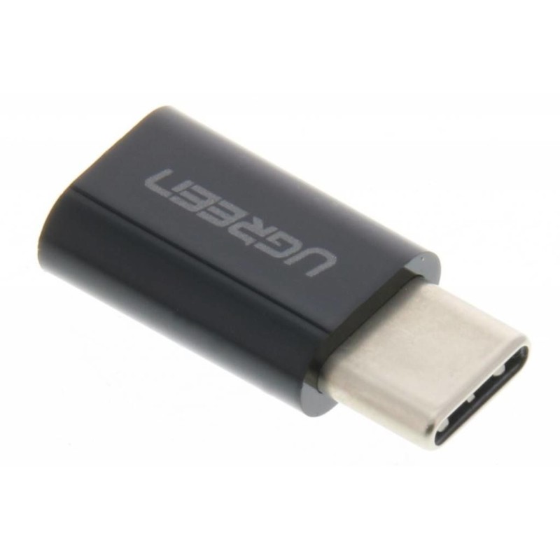 Ugreen - Adaptateur OTG (30391) - Micro-USB vers Type-C, Charge rapide, 5V - Noi