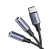 Ugreen - Adaptateur de câble audio (30732) - Type-C vers 2x Jack femelle 3,5 mm,