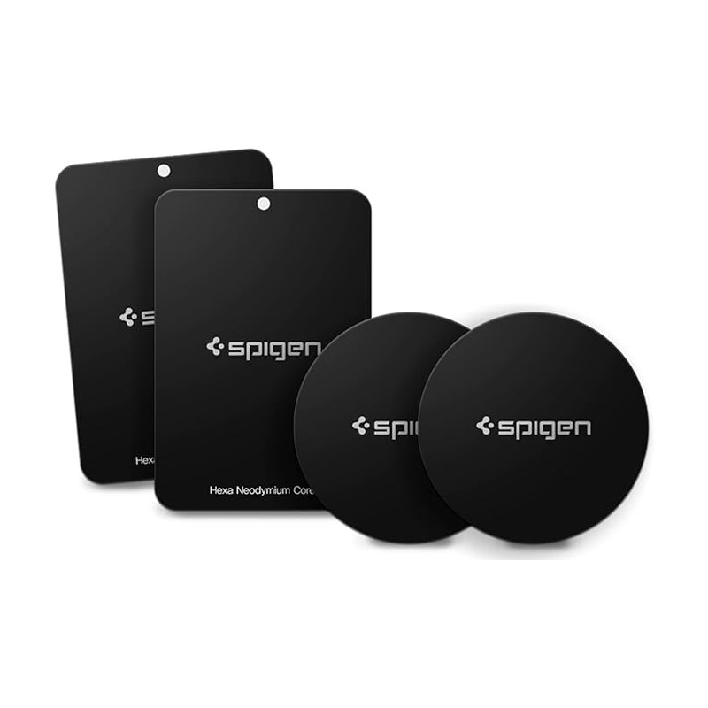 Spigen - (Paquet de 4) Plaque métallique (MP-4P) - avec peinture de couverture m