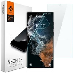 Spigen - Neo Flex (Pack de 2) - Samsung Galaxy S22 Ultra - Transparent