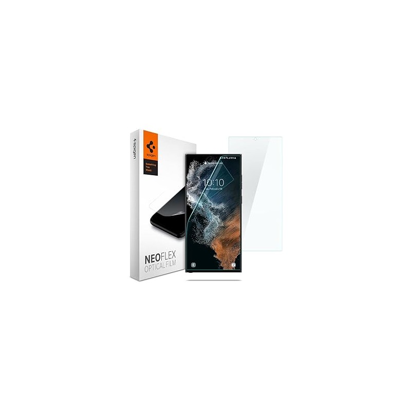 Spigen - Neo Flex (Pack de 2) - Samsung Galaxy S22 Ultra - Transparent