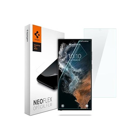 Spigen - Neo Flex (Pack de 2) - Samsung Galaxy S22 Ultra - Transparent