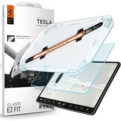 Spigen - Glas.tR EZ-FIT Antireflet - Tesla Model Y/3 - Transparent Mat