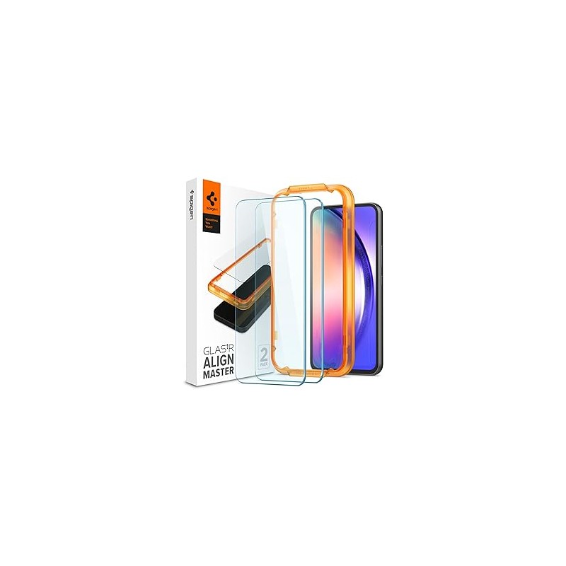 Spigen - Glas.tR Align Master (paquet de 2) - Samsung Galaxy A54 - Transparent