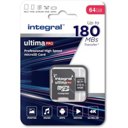 Integral UltimaPro X - Memory Card 64GO microSDHC