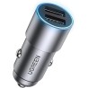 Ugreen - Chargeur de voiture (50592) - 2xUSB-A, 24W, 4,8A - Gris