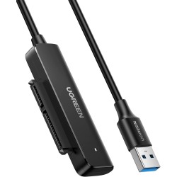 UGREEN Câble SATA USB 3.0 Adaptateur SATA USB pour SSD et Disques Durs 2,5 Pouce