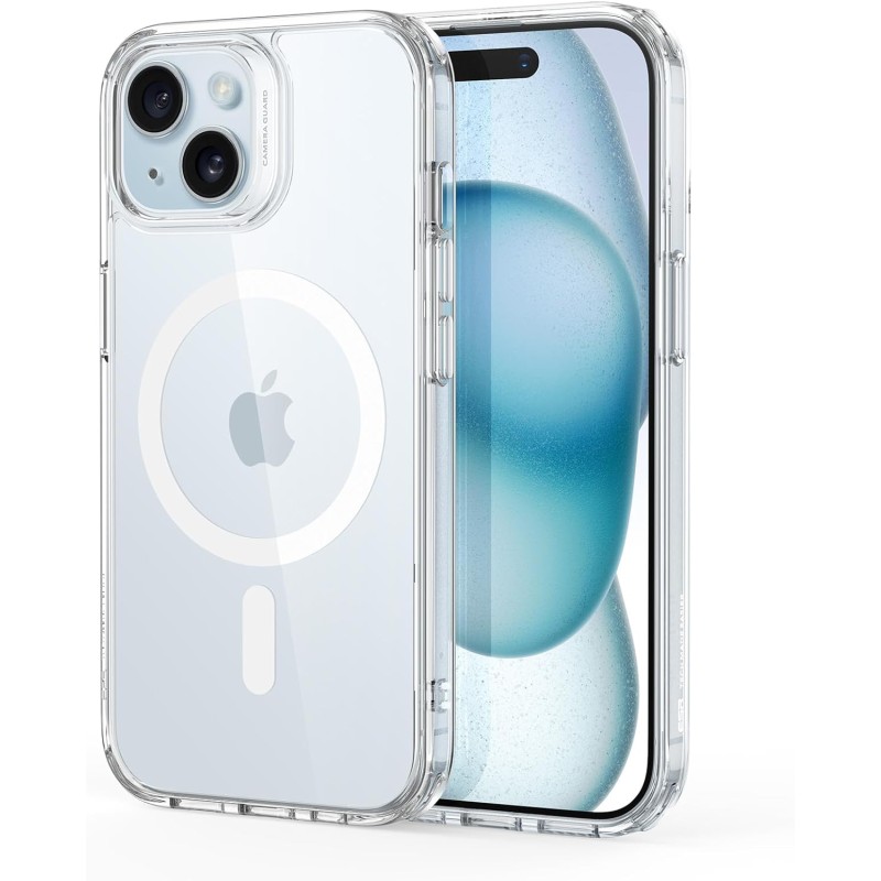 ESR - HaloLock hybride classique - iPhone 15 - Transparent