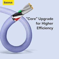 Baseus - Câble de données Crystal Shine (CAJY000005) - USB vers Lightning, 2,4A,