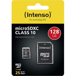 Intenso Carte Mémoire microSDXC - 128 Go