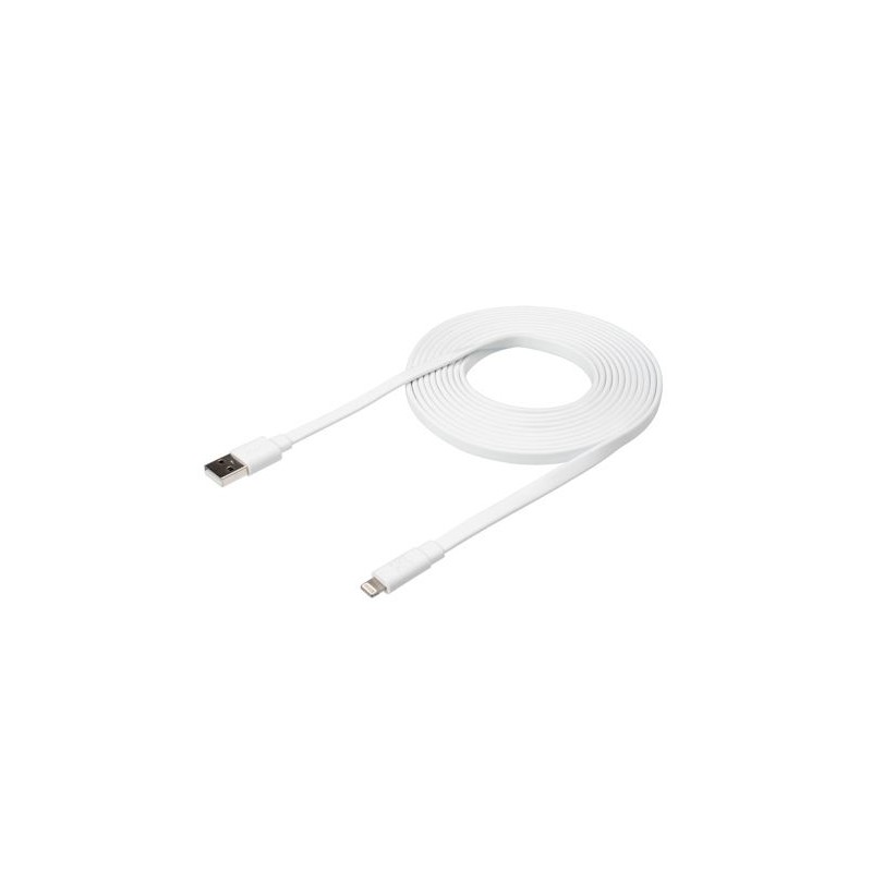 XTORM - CÂBLE PLAT USB VERS LIGHTNING (3M) BLANC