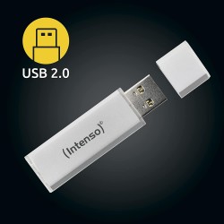 INTENSO ALU LINE USB DRIVE 4GB 3521452 28MB/S USB 2.0 SILVER