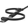 BELKIN Cable USB-A vers USB-C Lightning et MicroUSB