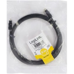 Câble Audio Fibre Optique 5M Toslink LogiLink