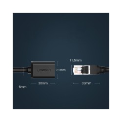 Ugreen - Câble Ethernet (11283) - Cuivre pur plaqué avec câble UTP Cat 6 doré, 1