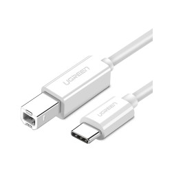 Câble imprimante USB 2.0 C-B UGREEN US241 vers 1 m (blanc)