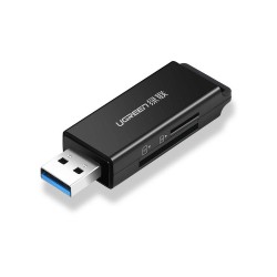 UGREEN CM104 Lecteur de carte mémoire SD/microSD USB 3.0 (noir)