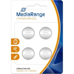 MediaRange (/Piles-Button Coin x4) CR2025 Lithium