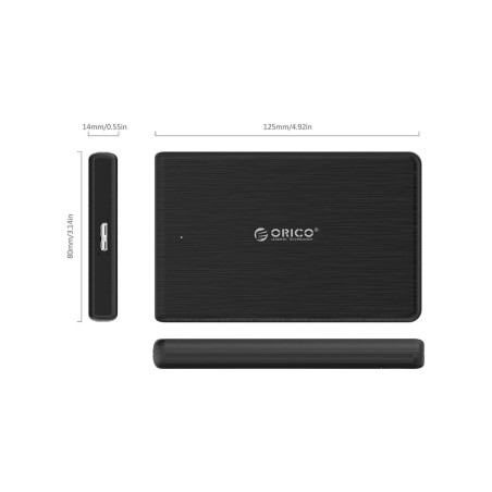 Boîtier de disque dur externe Orico SSD 2,5 pouces + câble USB 3.0 Micro B