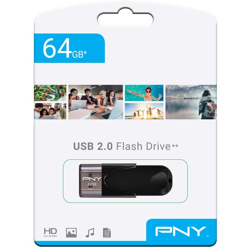 PNY Clé USB Attaché 4 USB 2.0 64 Go