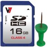 V7 - SD CARD 16GB SDHC CL4 MEM