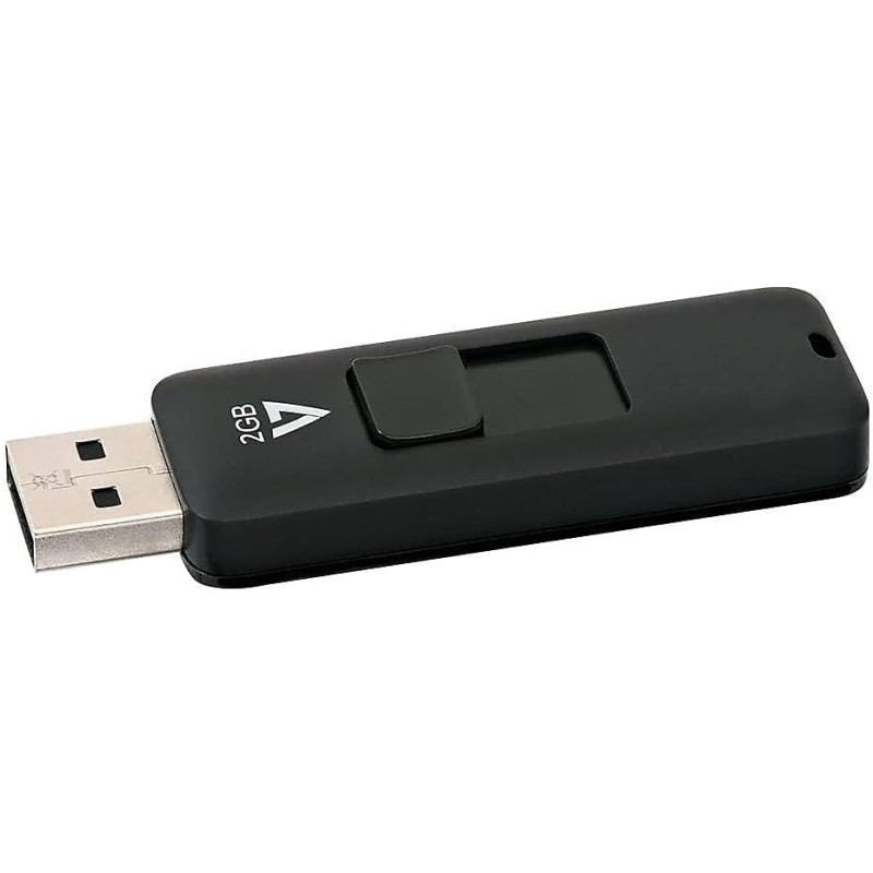 V7 - CLE USB 2.0 2GB BLACK MEM