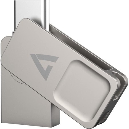 V7 - 128GB TYPE-C+USB 3.2GEN1 SILVER