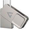 V7 - 128GB TYPE-C+USB 3.2GEN1 SILVER