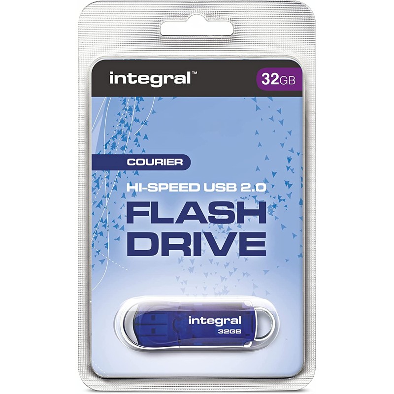 Integral Clé USB 32 Go Clé USB 2.0 Courier Blue