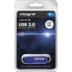 Integral Courier USB 3.0 Flash Drive 16GB 140/22 MB/sINFD16GBCOU3.0Product symbo